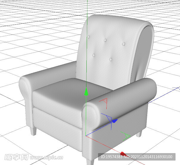 C4D模型 沙发