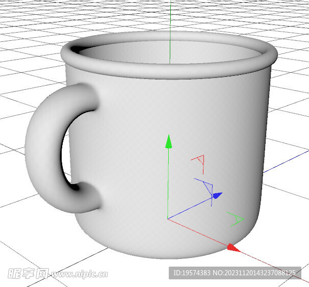 C4D模型 水杯