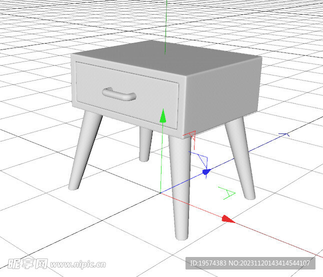 C4D模型 茶几