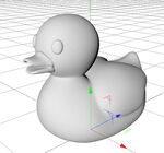 C4D模型 小黄鸭