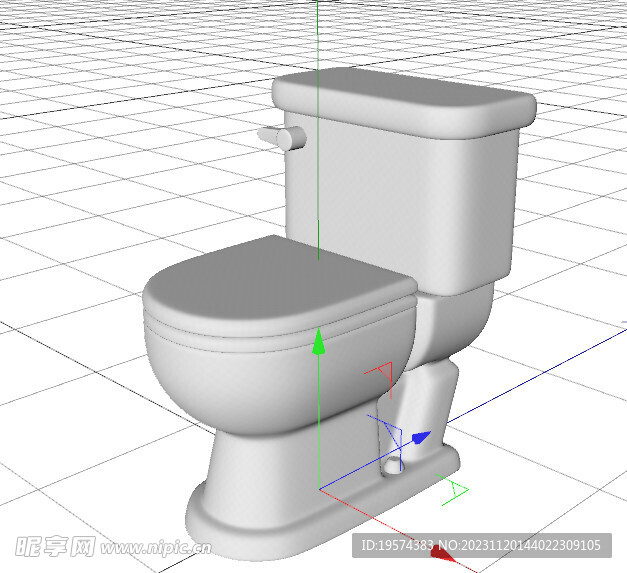 C4D模型马桶