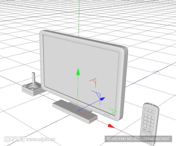 C4D模型电脑