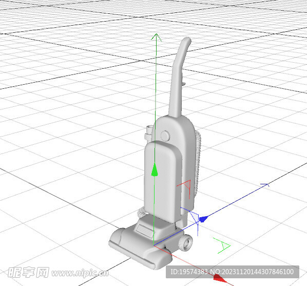 C4D模型吸尘器