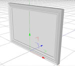 C4D模型画框