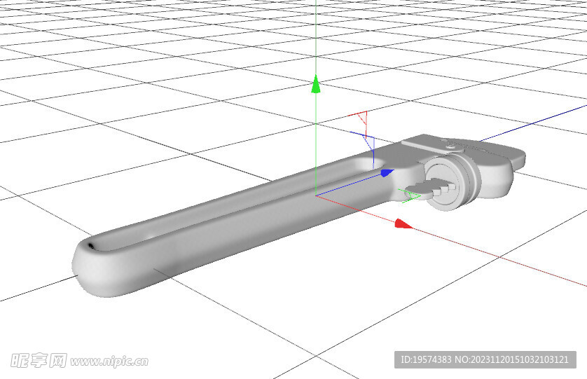 C4D模型 管钳