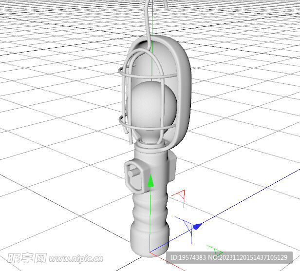 C4D模型 仓库灯