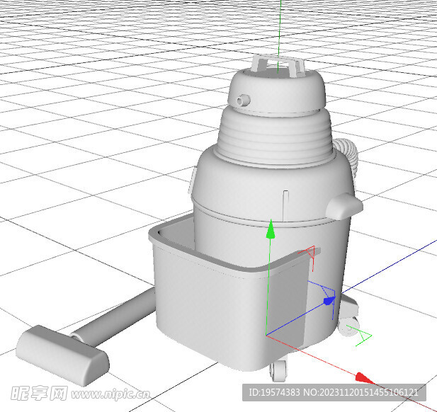 C4D模型 吸尘器