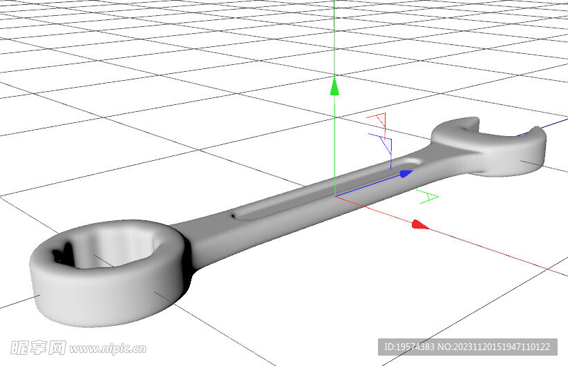  C4D模型  五金扳手