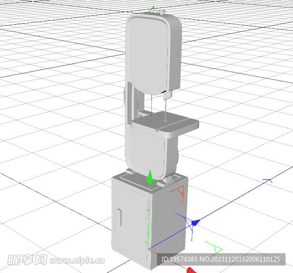  C4D模型 切割机床