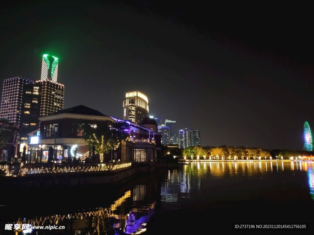 金鸡湖夜景