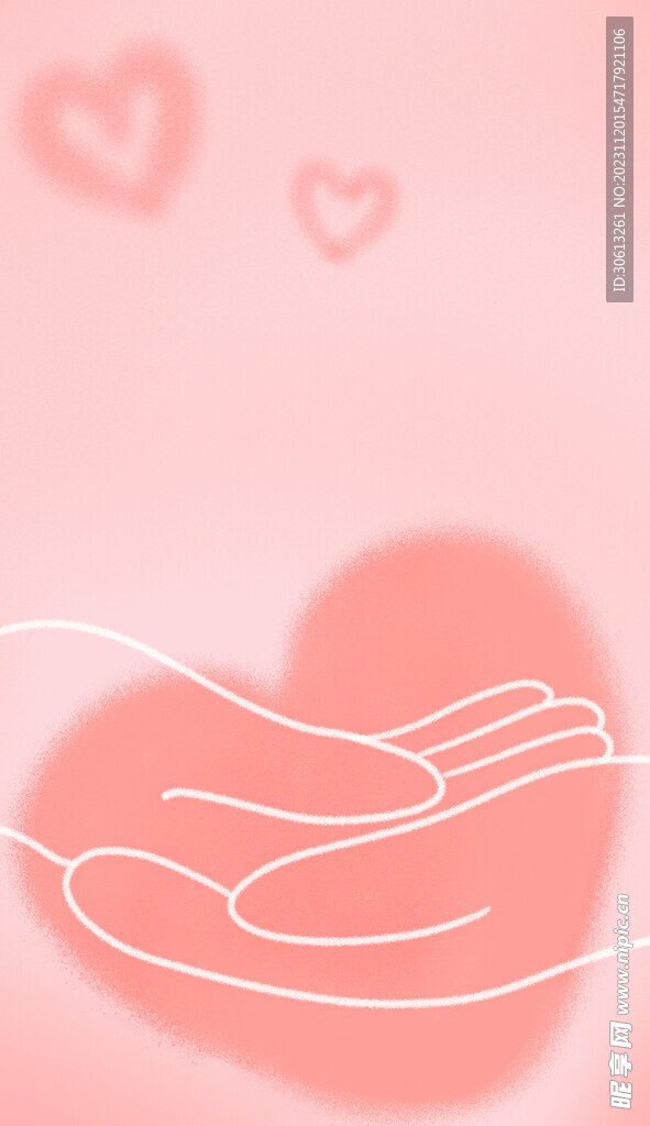 粉色感谢节手机壁纸背景