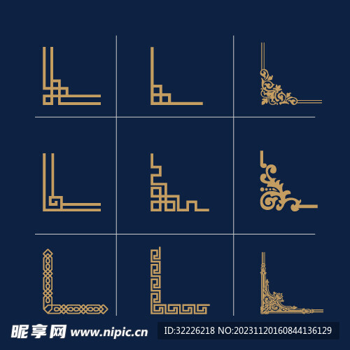 中式边框 