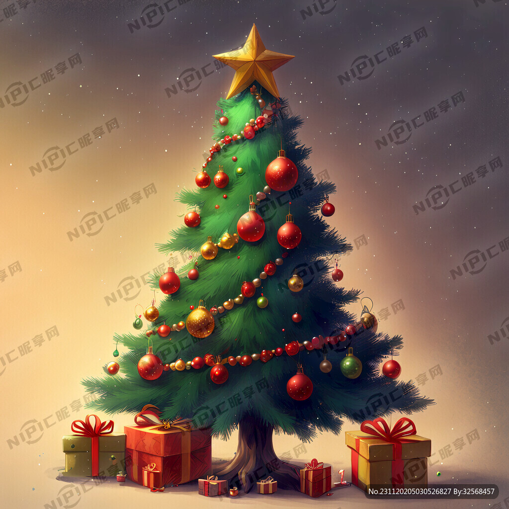 圣诞树插画