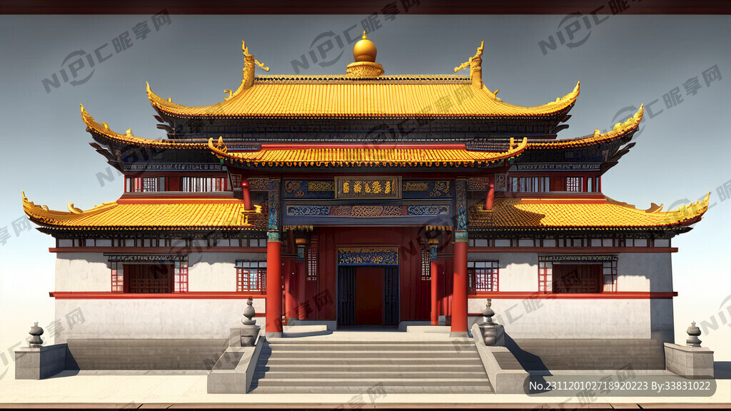 藏式单体建筑 大型 单层