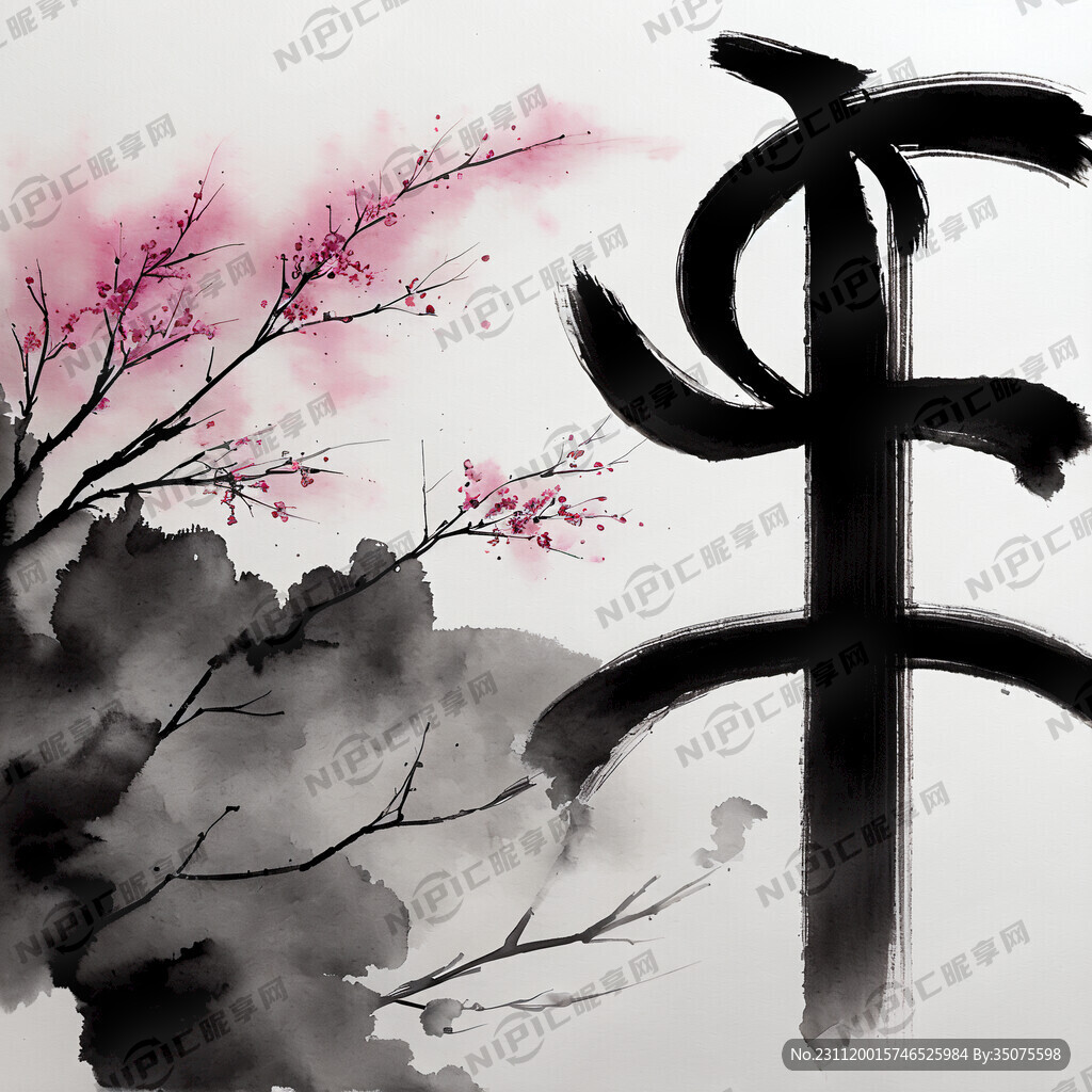 毛笔字写一个风字