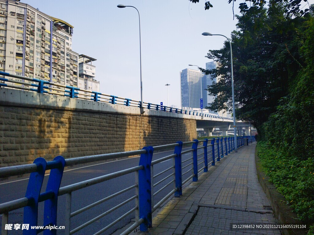 城市道路街景