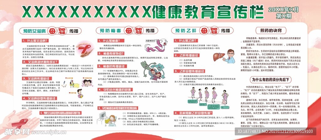 健康教育宣传栏