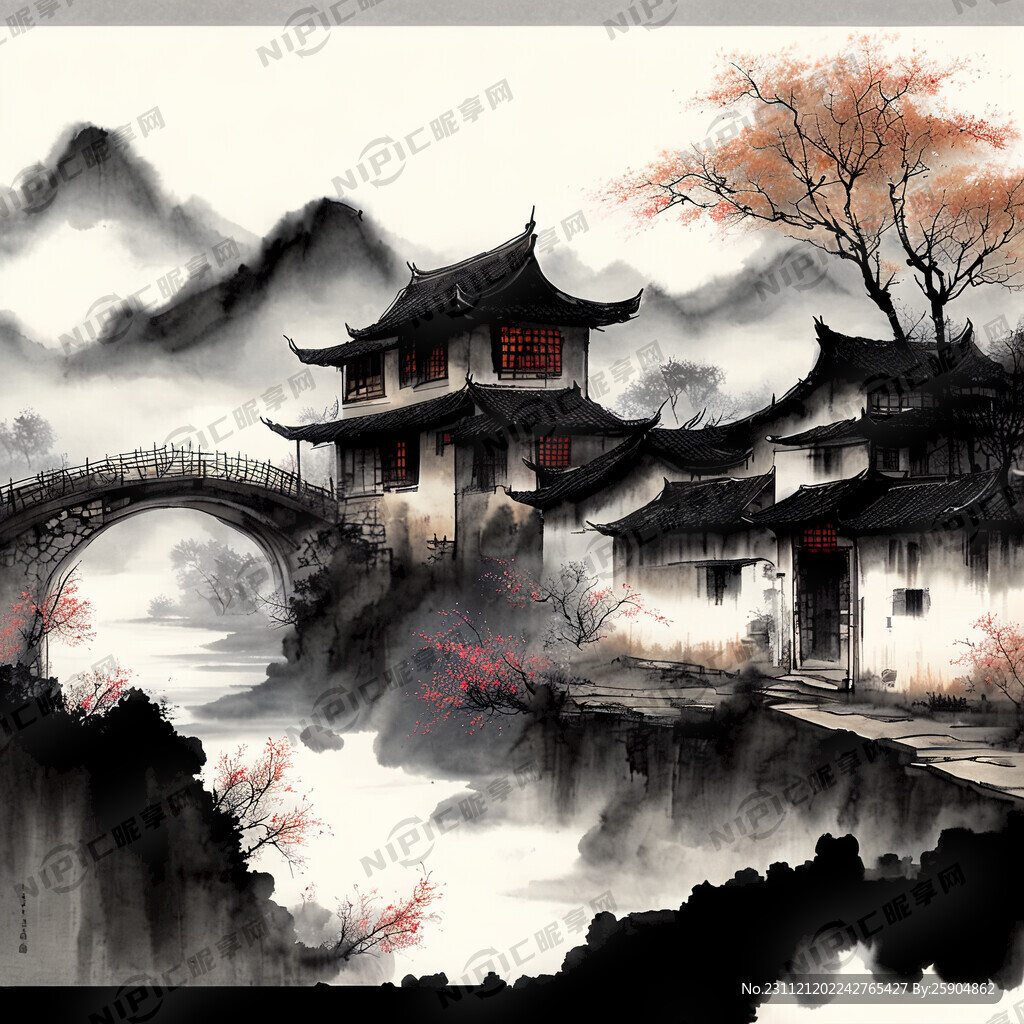 中国风   古镇部落     