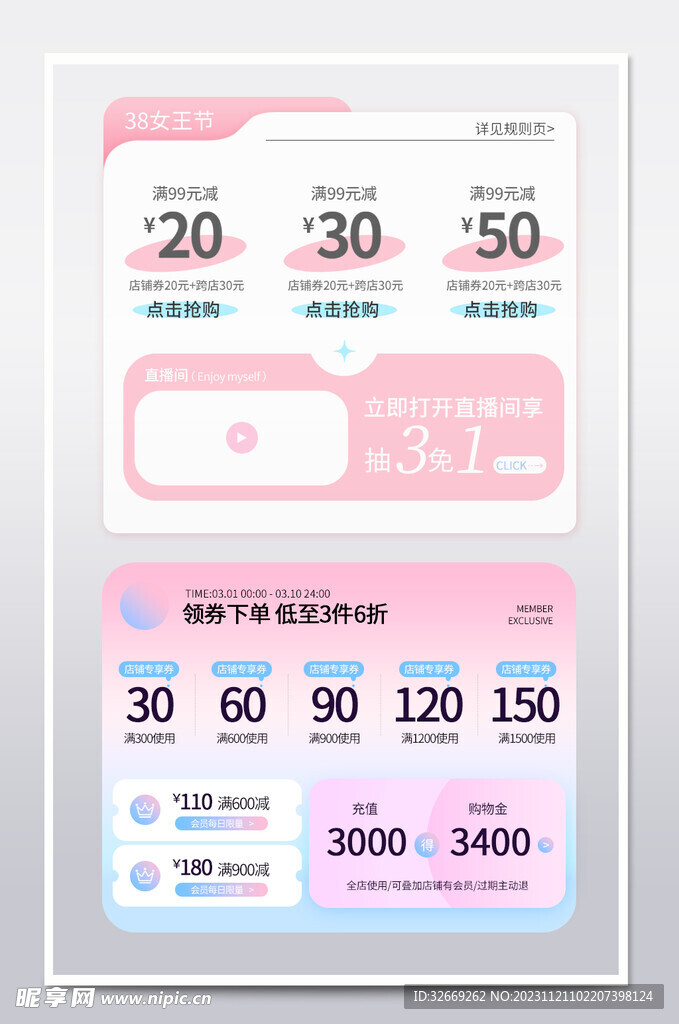 电商优惠券