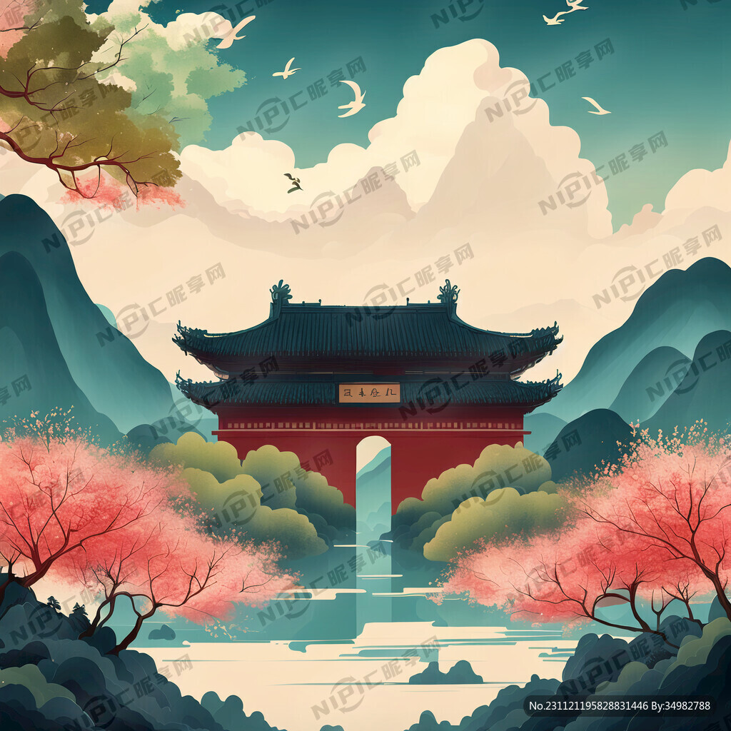 海报背景 清新