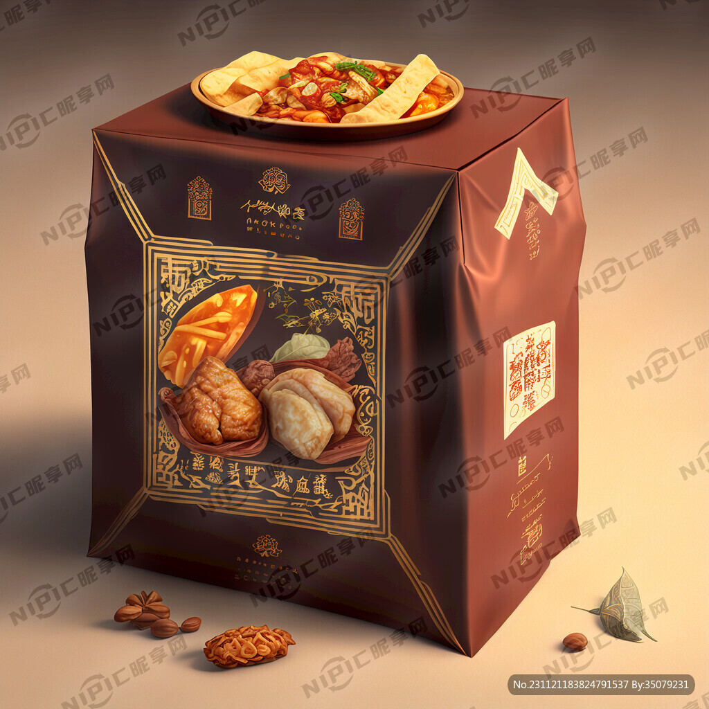 古代风格食品级内包装