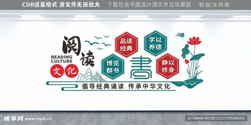阅读文化墙