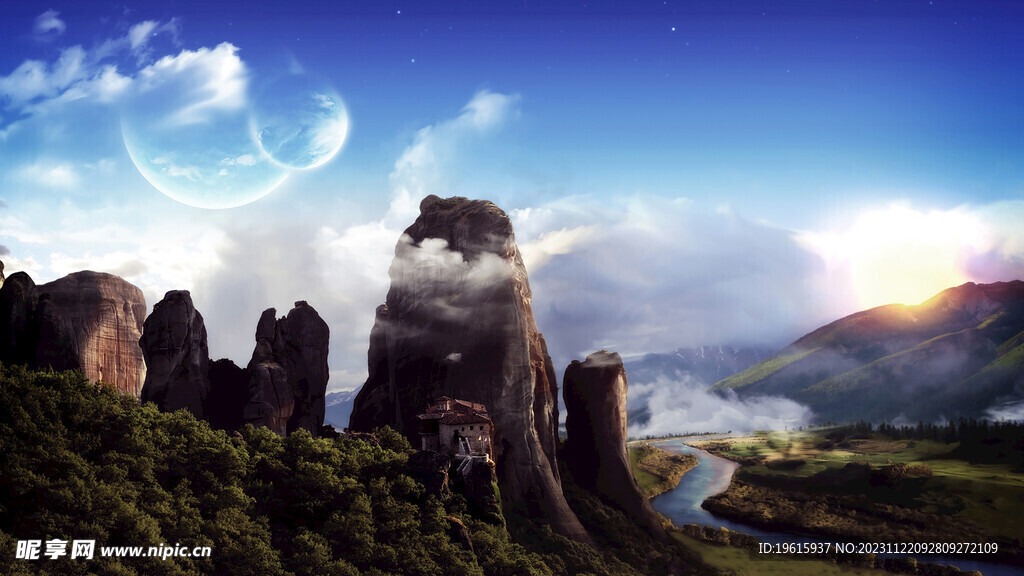 山水风光 自然风光 山水风景 