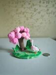 粘土手工春天场景
