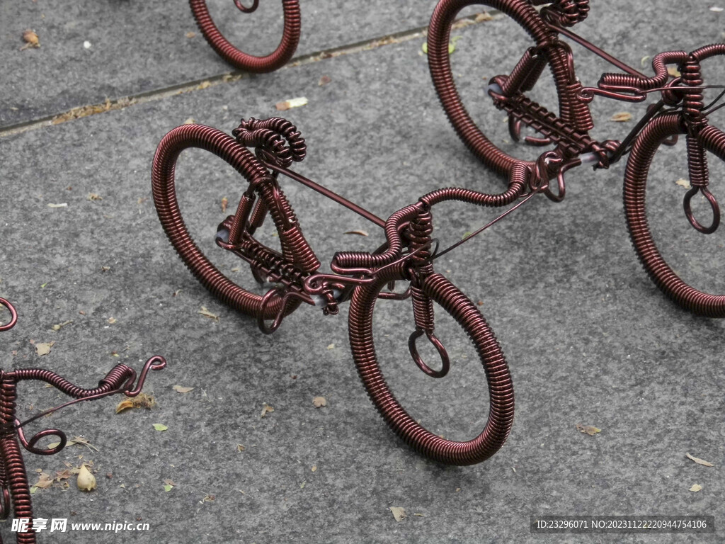 手工艺钢圈自行车