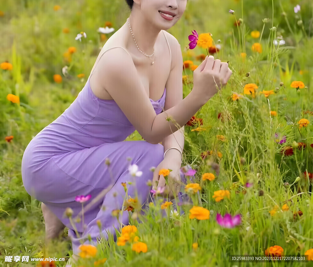 休闲的女孩