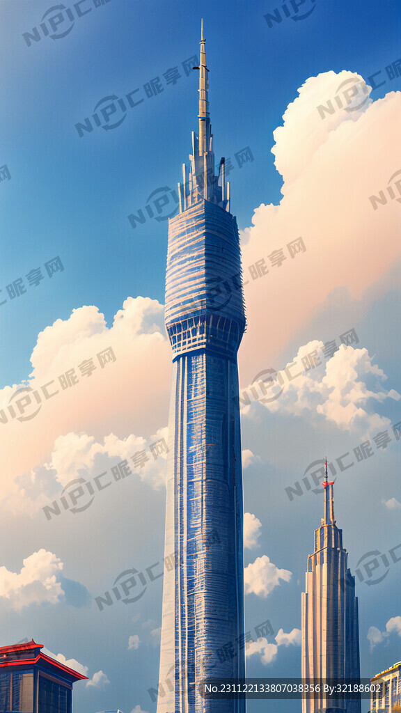 广州塔 著名地标性 建筑