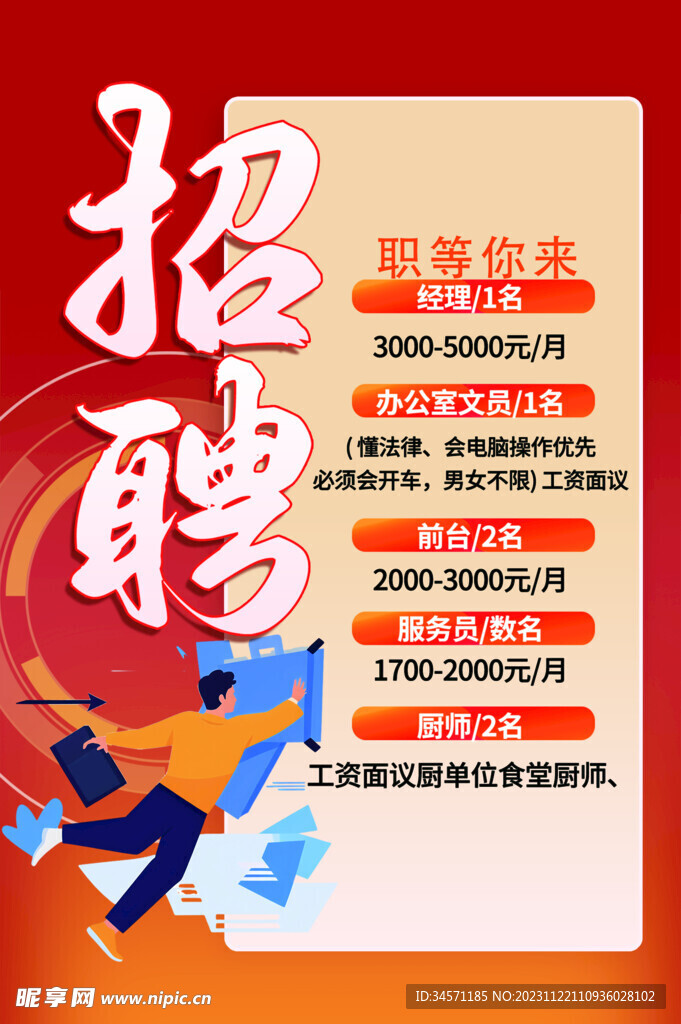招聘海报