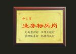 业务标兵岗奖牌