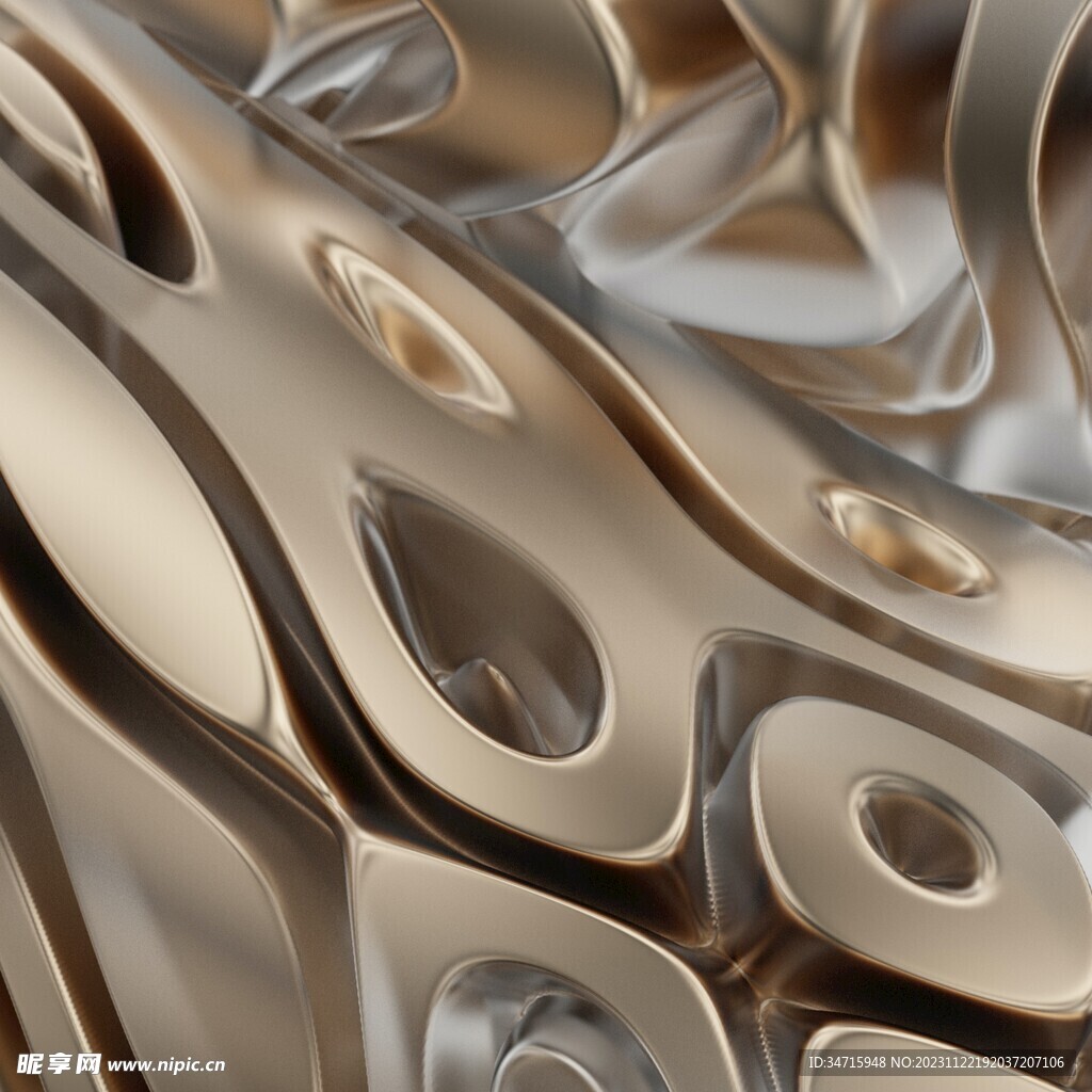 金属抽象立体造型