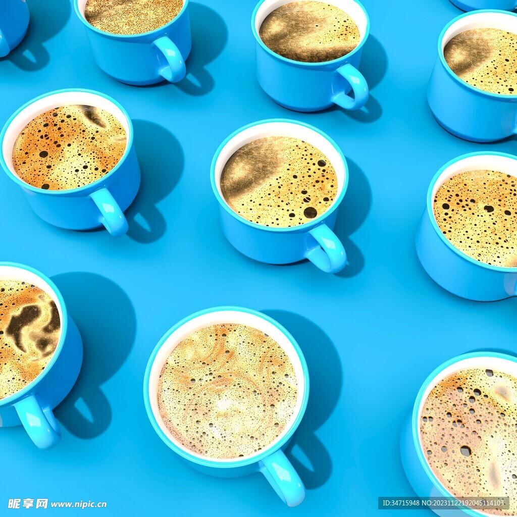 咖啡杯抽象立体造型