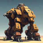 骆驼  巨大  机械装甲
