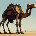 骆驼  巨大  机械