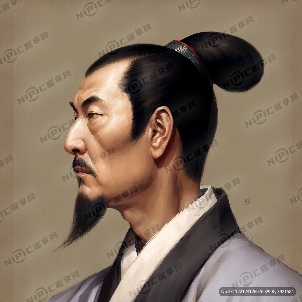 宋朝名臣洪浩画像