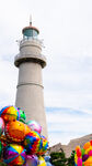 山东威海悦海公园灯塔气球