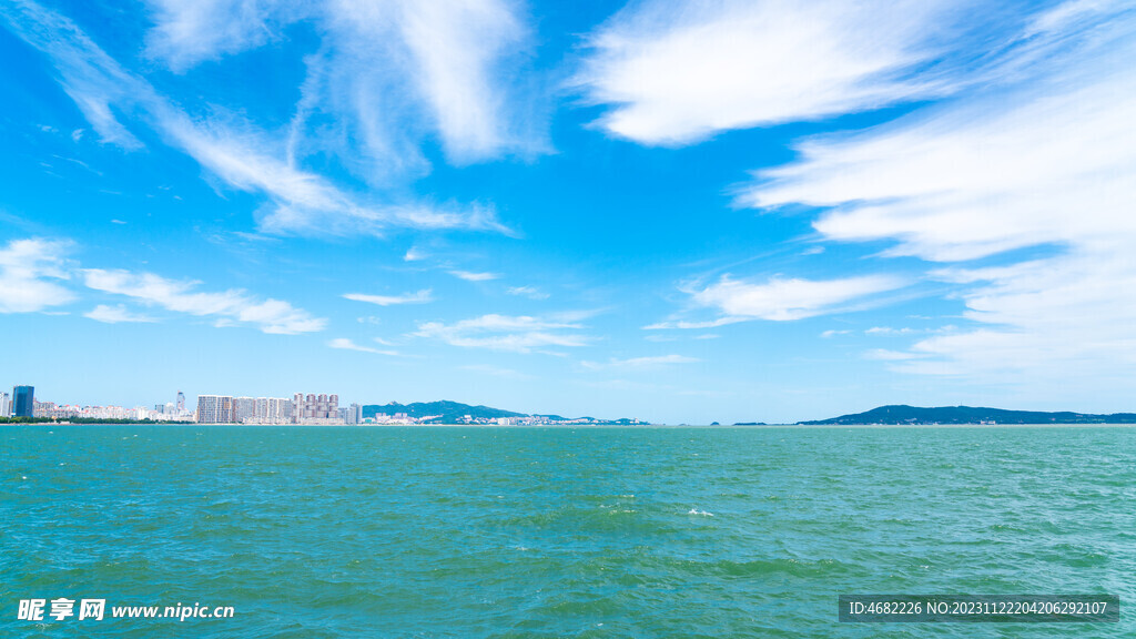 山东威海悦海公园大海