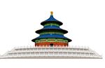 AI矢量线条建筑