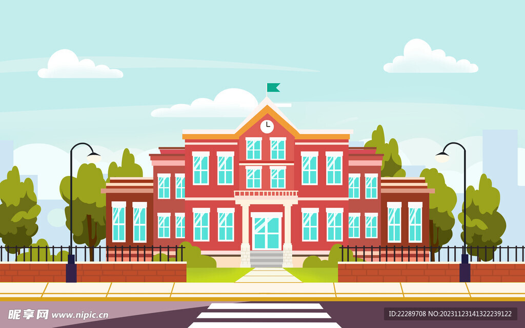 卡通学校