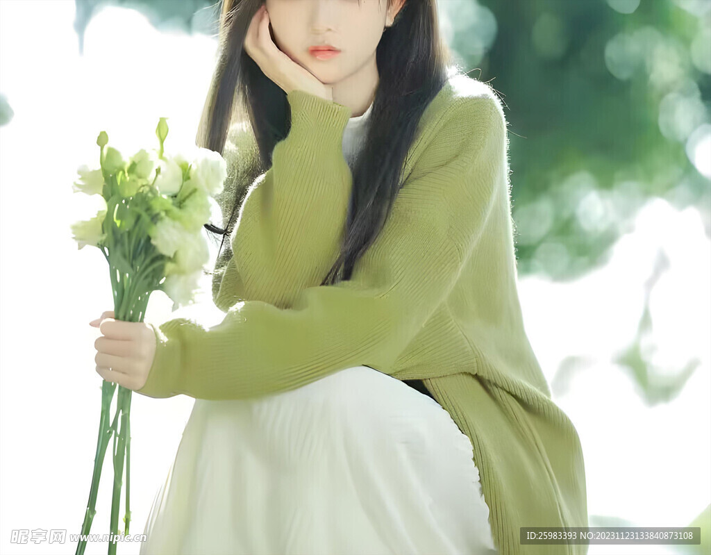 休闲的女孩