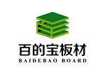 百的宝板材 LOGO 标志