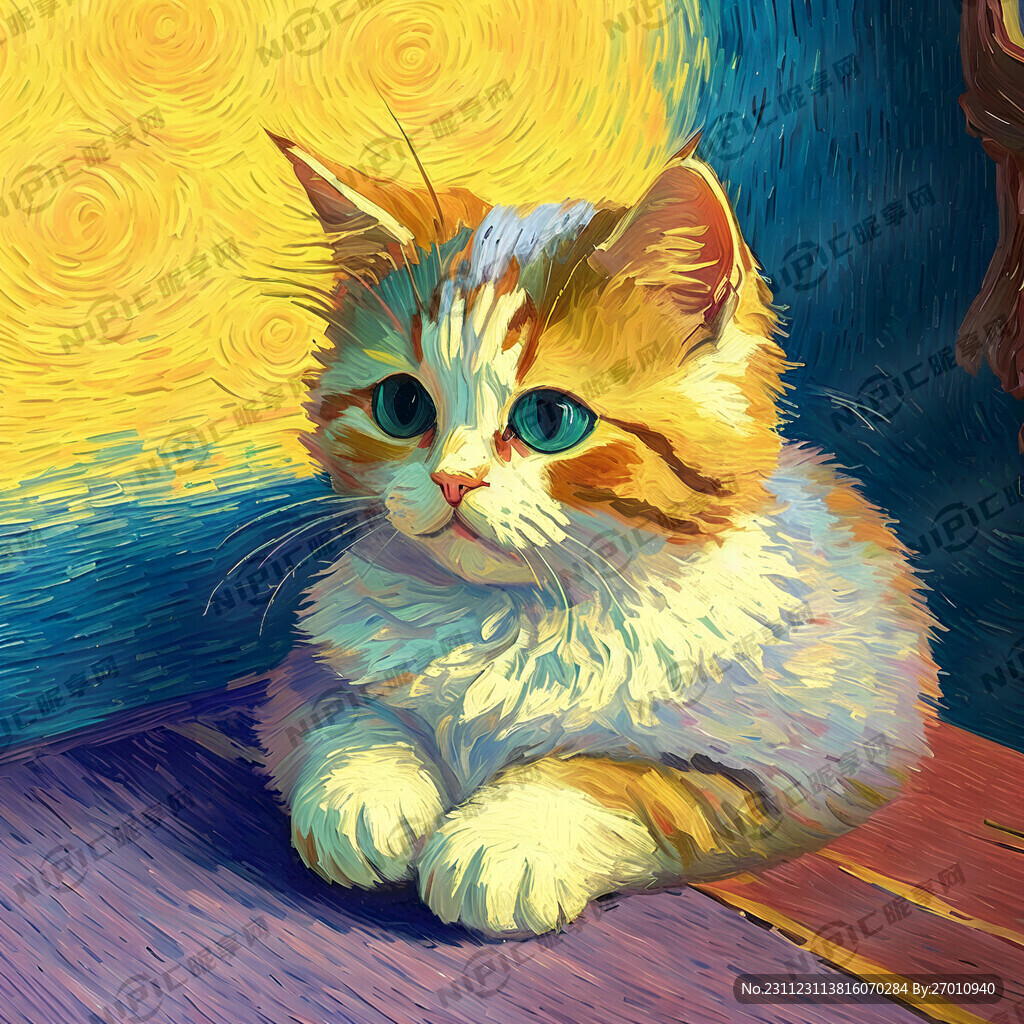 可爱的猫  柔和
