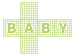 绿色宝宝宴盒子平面图