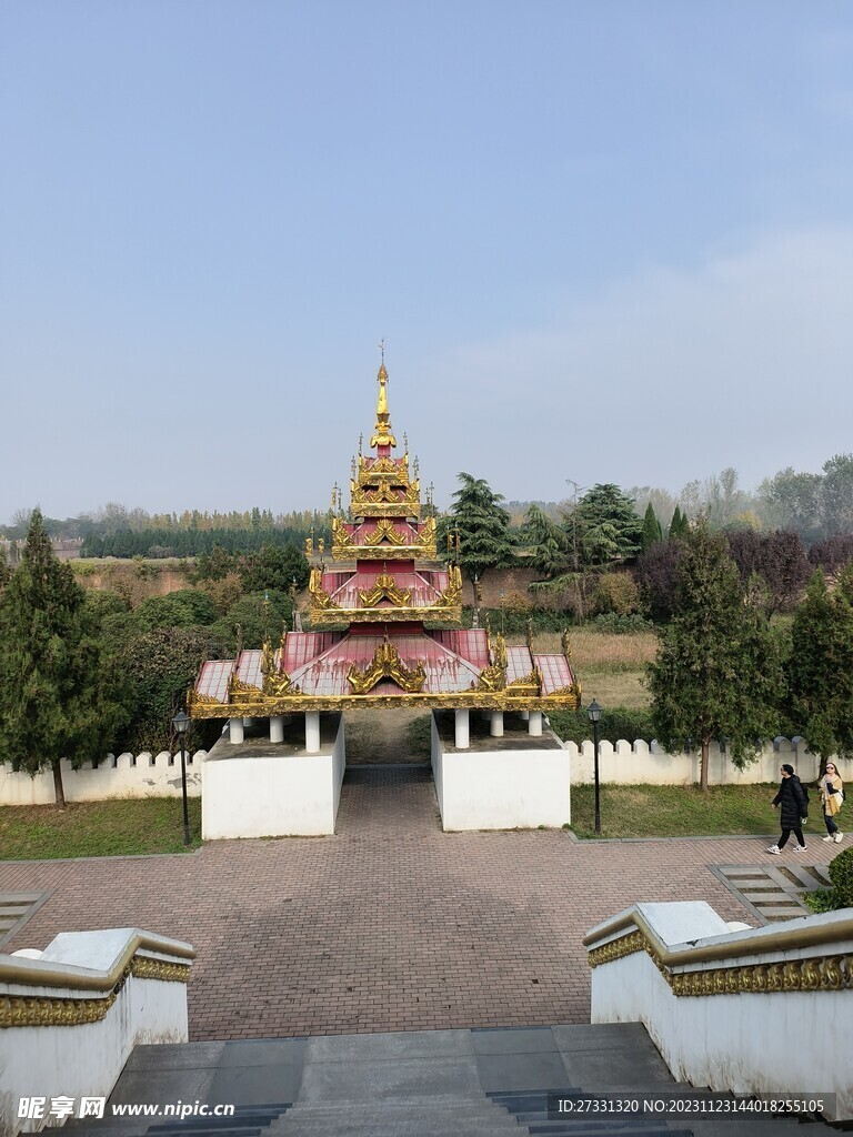 白马寺泰式建筑