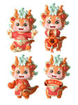 龙年png元素 