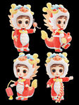 龙年png元素 