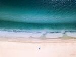 航拍海滩